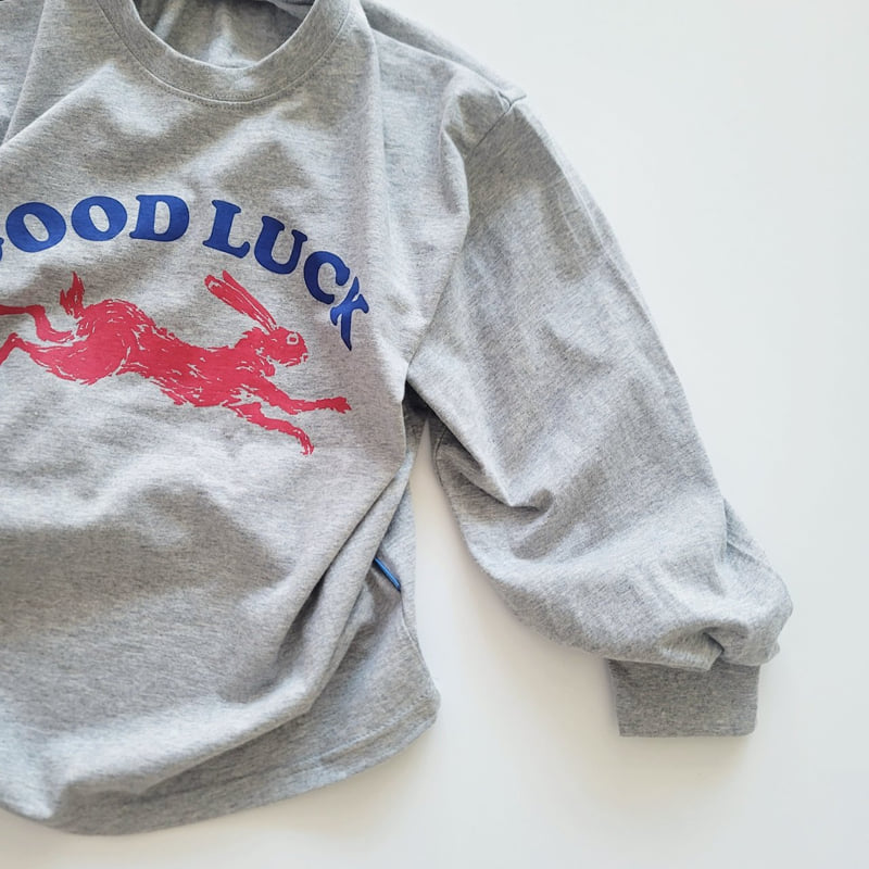 Riwoo Riwoo - Korean Children Fashion - #childrensboutique - Good Luck Rib Trim Tee - 11