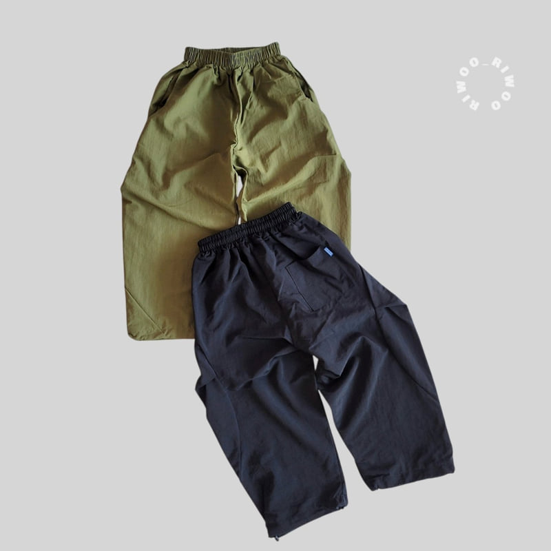 Riwoo Riwoo - Korean Children Fashion - #designkidswear - Crispy Curve String Pants - 5