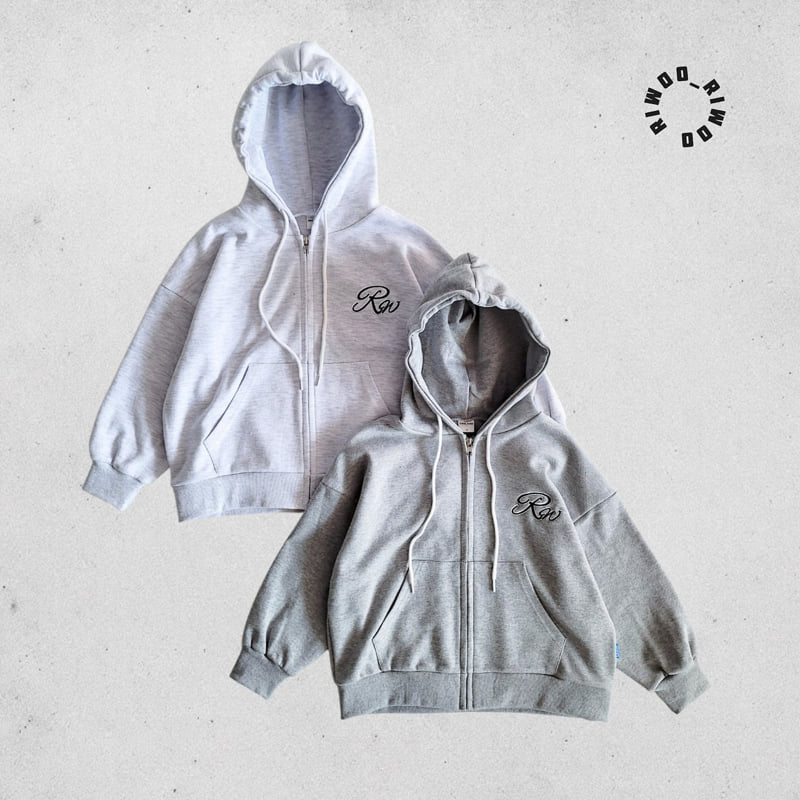 PK Double Boxy Hoodie Zip-up by Riwoo Riwoo for Child - view 6