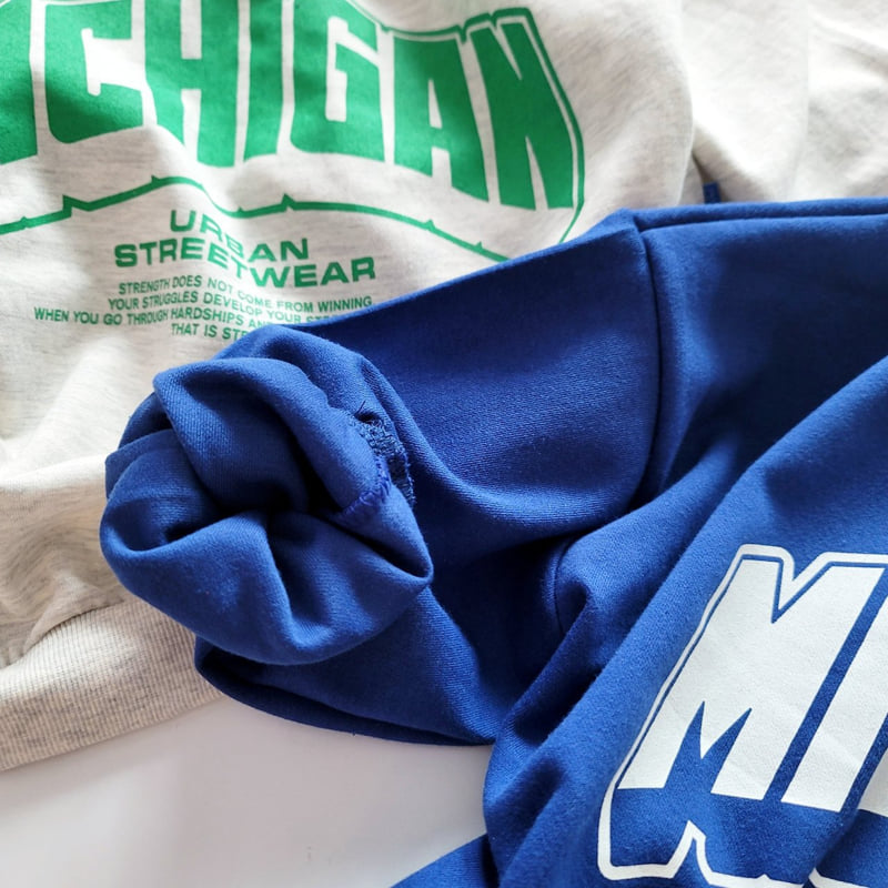 Riwoo Riwoo - Korean Children Fashion - #designkidswear - Michigan Sweatshirt - 6