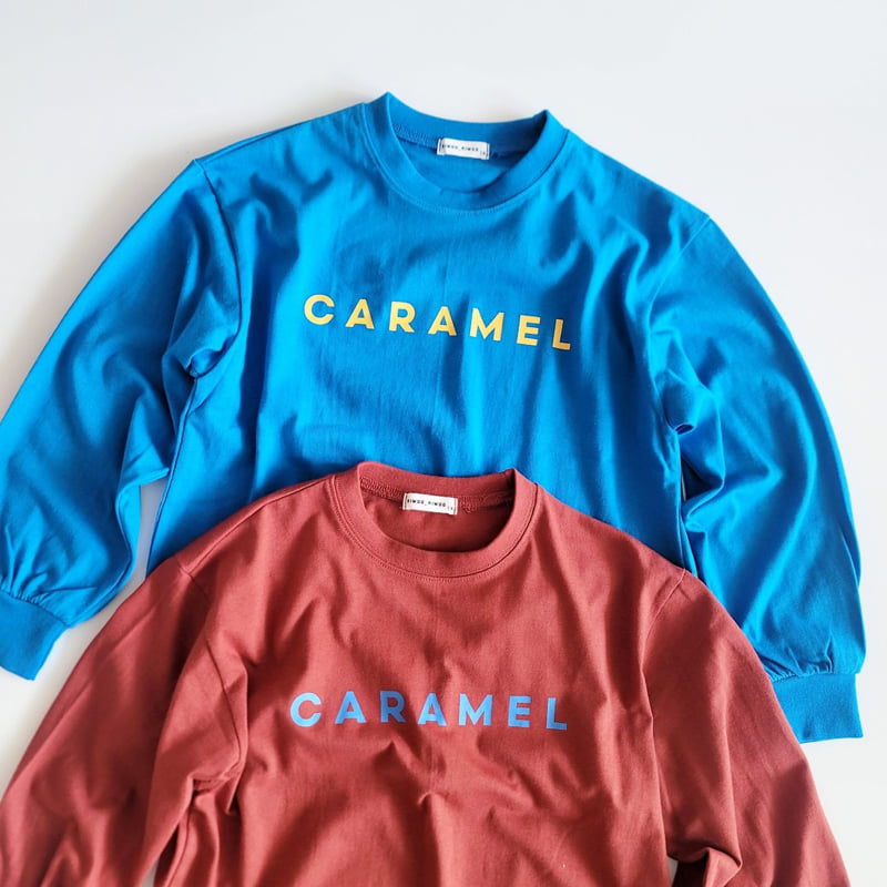 Riwoo Riwoo - Korean Children Fashion - #discoveringself - Caramel Rib Trim Tee - 8