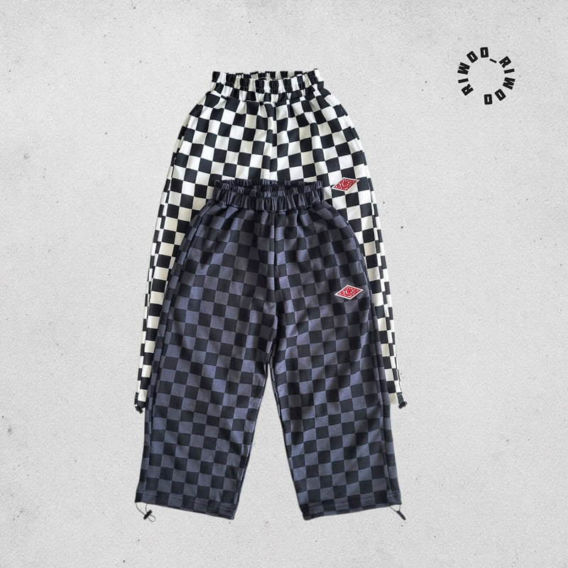 Riwoo Riwoo - Korean Children Fashion - #discoveringself - Riwoo Chess String Pants - 6