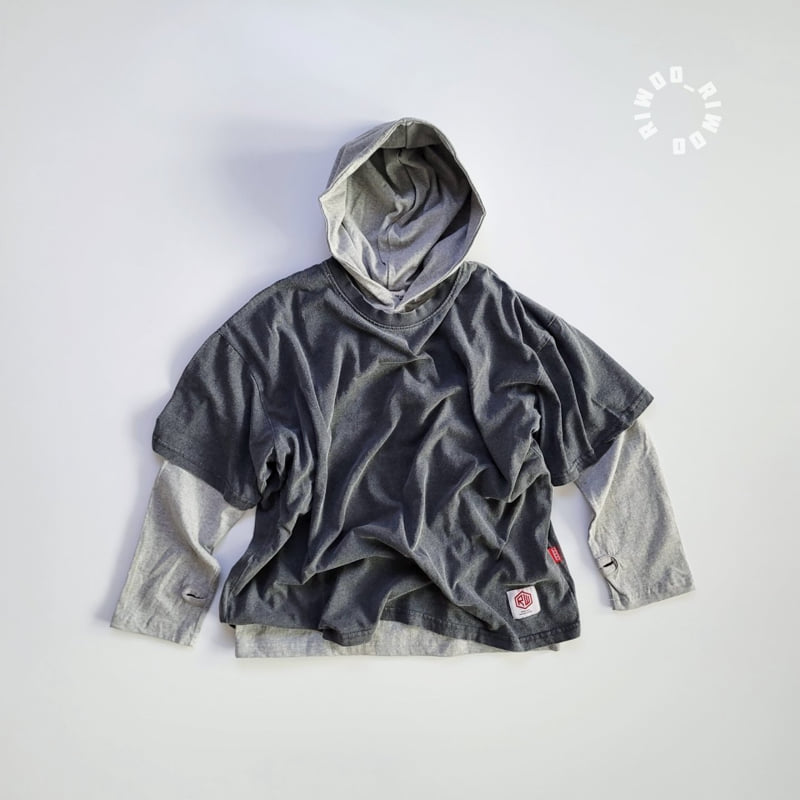 Layered Slim Finger Hoodie by Riwoo Riwoo for Child - view 12