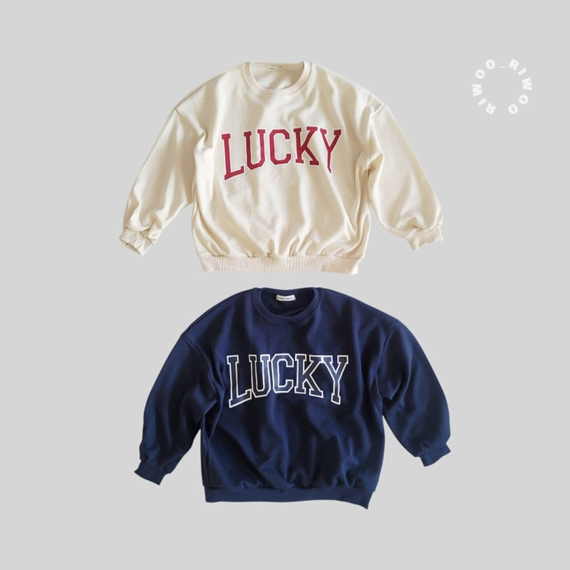 Riwoo Riwoo - Korean Children Fashion - #discoveringself - Lucky Sweatshirt - 5