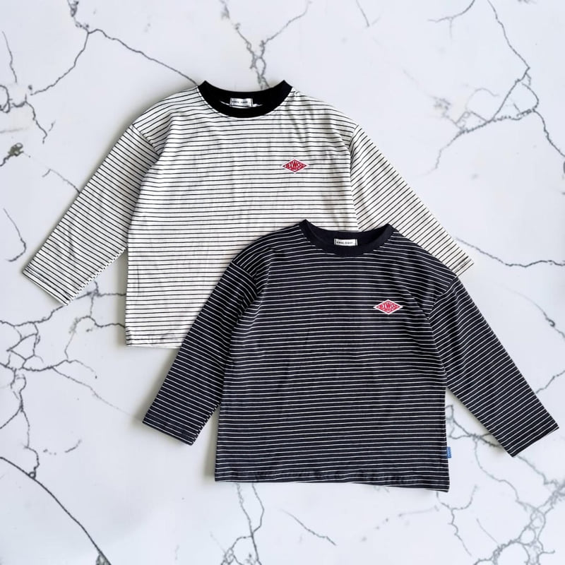 Riwoo Riwoo - Korean Children Fashion - #discoveringself - Riwoo Fine Striped Boxy Tee - 3
