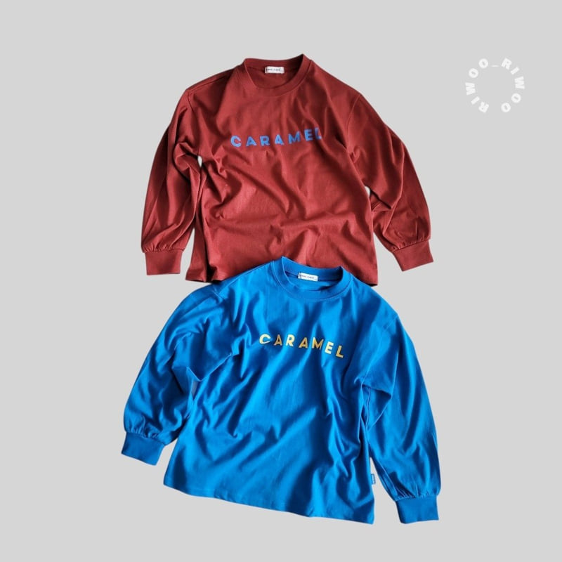 Riwoo Riwoo - Korean Children Fashion - #fashionkids - Caramel Rib Trim Tee - 9