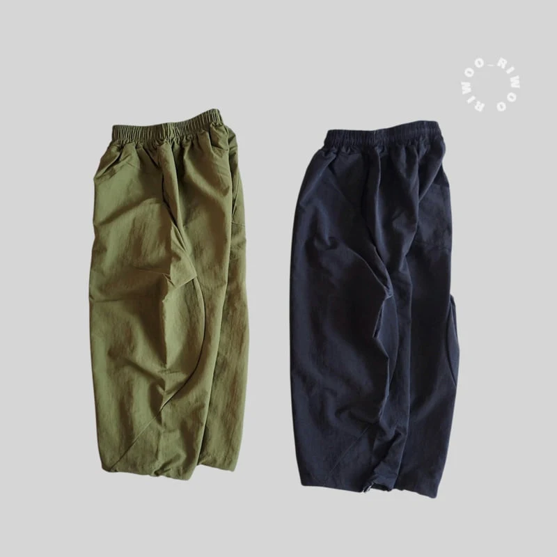 Riwoo Riwoo - Korean Children Fashion - #fashionkids - Crispy Curve String Pants - 7