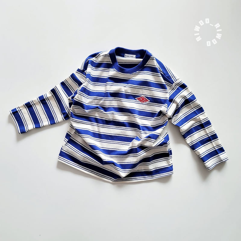 Riwoo Riwoo - Korean Children Fashion - #fashionkids - Riwoo Irregular Striped Tee - 3