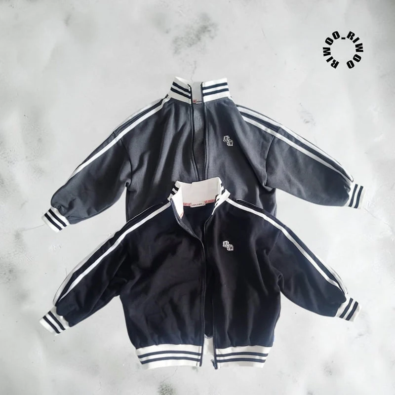 Riwoo Riwoo - Korean Children Fashion - #fashionkids - Riwoo Pigment Track Jacket