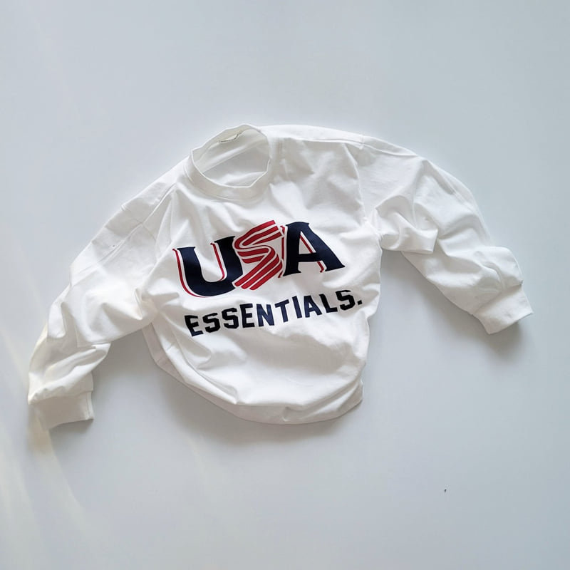 Riwoo Riwoo - Korean Children Fashion - #fashionkids - USA Rib Trim Tee - 10