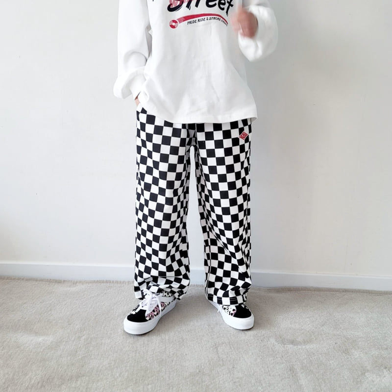 Riwoo Riwoo - Korean Children Fashion - #fashionkids - Riwoo Chess String Pants - 7