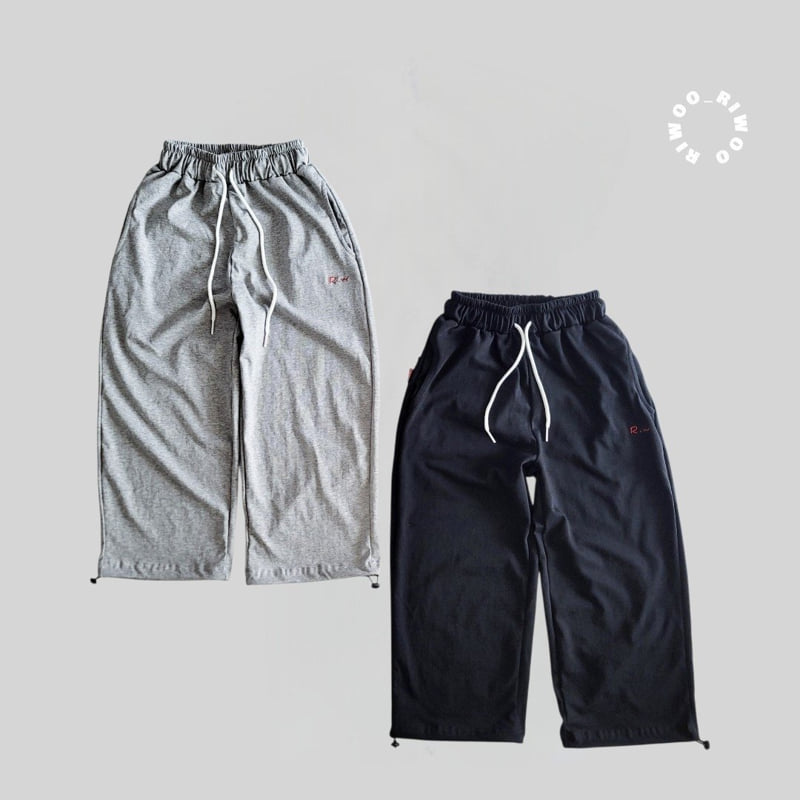 Riwoo Riwoo - Korean Children Fashion - #fashionkids - Riwoo Relaxed String Pants