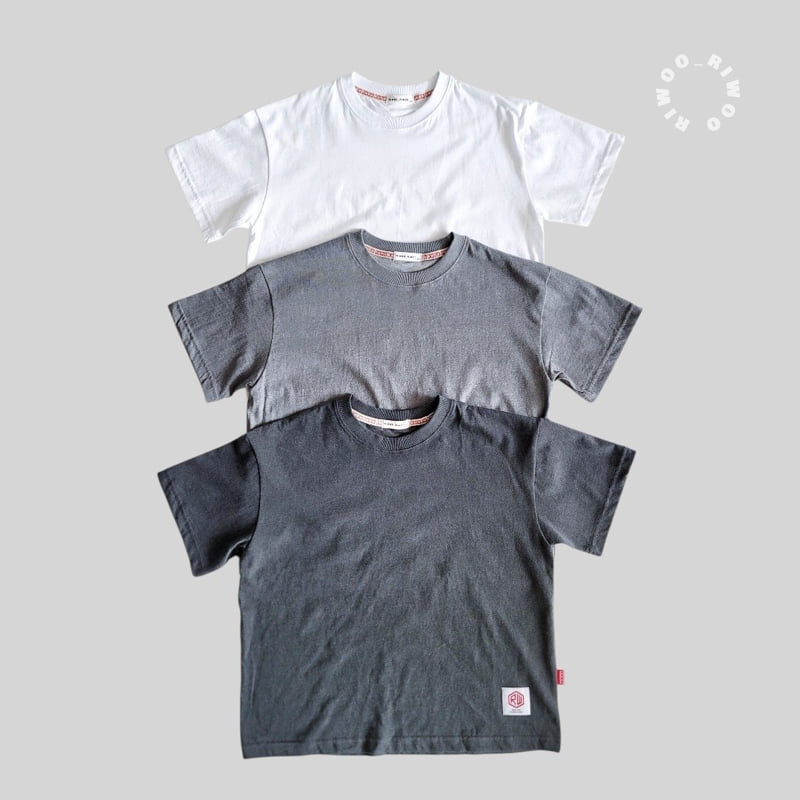 Riwoo Riwoo - Korean Children Fashion - #kidsshorts - Riwoo Pigment Patch Short Sleeve Tee - 9