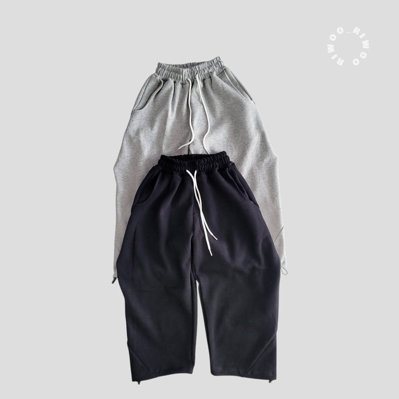 Riwoo Riwoo - Korean Children Fashion - #kidsshorts - Back Pleated Curve String Pants - 5
