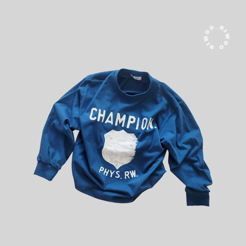 Riwoo Riwoo - Korean Children Fashion - #kidsshorts - Champion Rib Trim Tee - 12