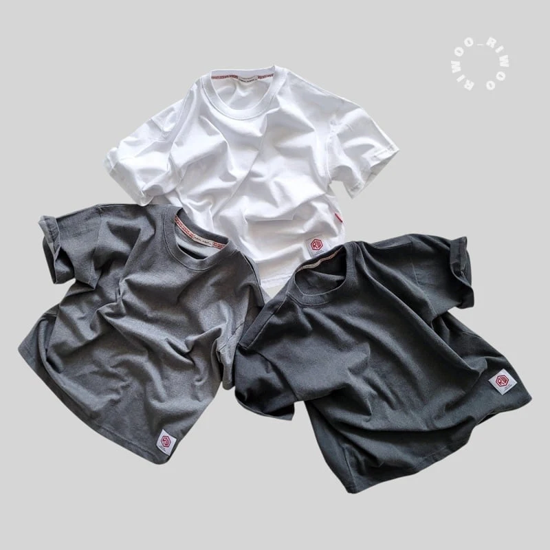 Riwoo Riwoo - Korean Children Fashion - #kidsstore - Riwoo Pigment Patch Short Sleeve Tee - 10