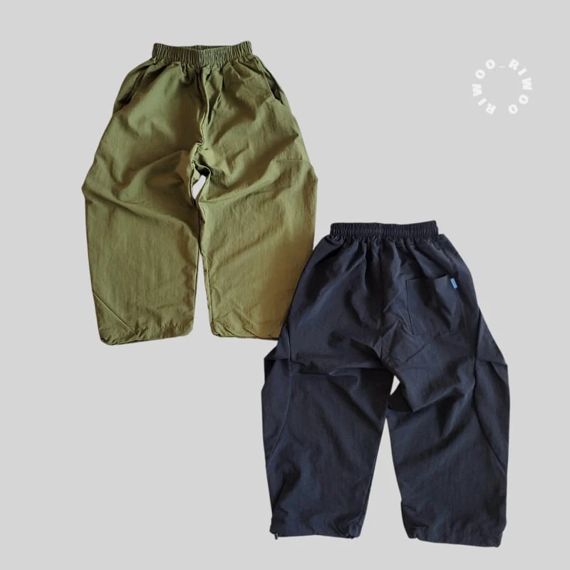 Riwoo Riwoo - Korean Children Fashion - #kidsstore - Crispy Curve String Pants - 9