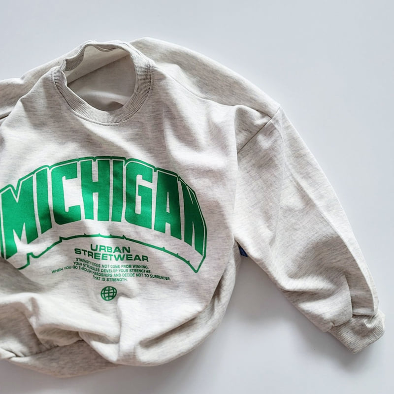 Riwoo Riwoo - Korean Children Fashion - #kidsstore - Michigan Sweatshirt - 10