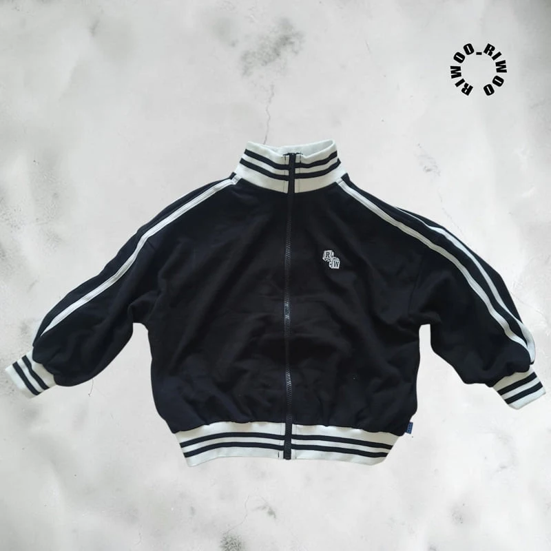 Riwoo Riwoo - Korean Children Fashion - #kidsstore - Riwoo Pigment Track Jacket - 4