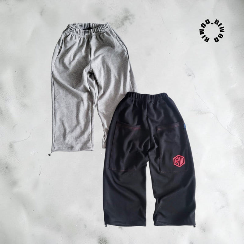Riwoo Riwoo - Korean Children Fashion - #kidzfashiontrend - Riwoo Big Pocket String Pants - 2