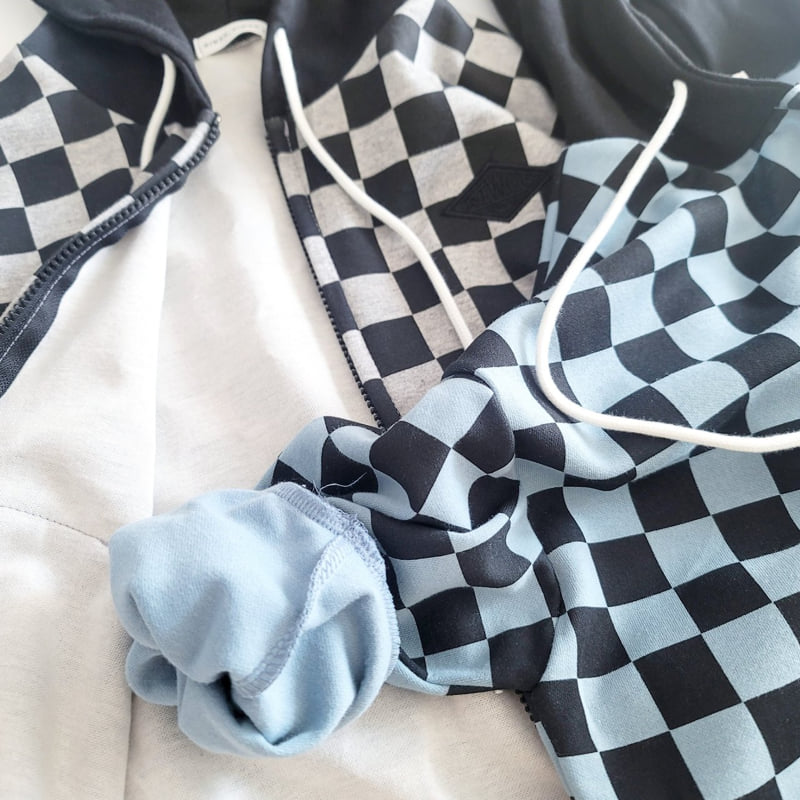 Riwoo Riwoo - Korean Children Fashion - #kidzfashiontrend - Riwoo Chess Hoodie Zip-up - 6