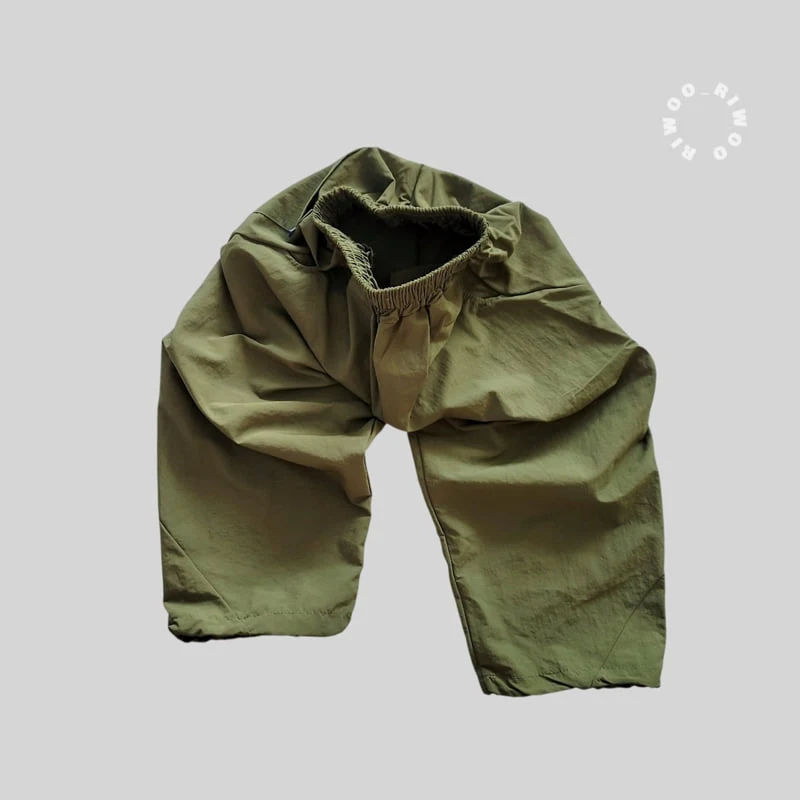 Riwoo Riwoo - Korean Children Fashion - #littlefashionista - Crispy Curve String Pants - 12