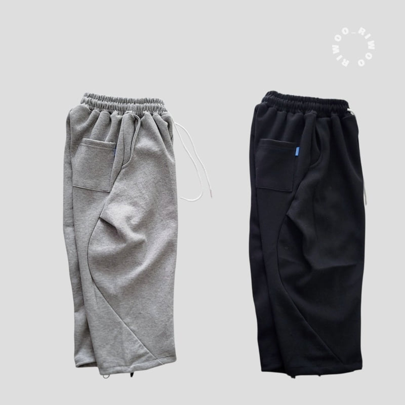 Riwoo Riwoo - Korean Children Fashion - #littlefashionista - Back Pleated Curve String Pants - 9