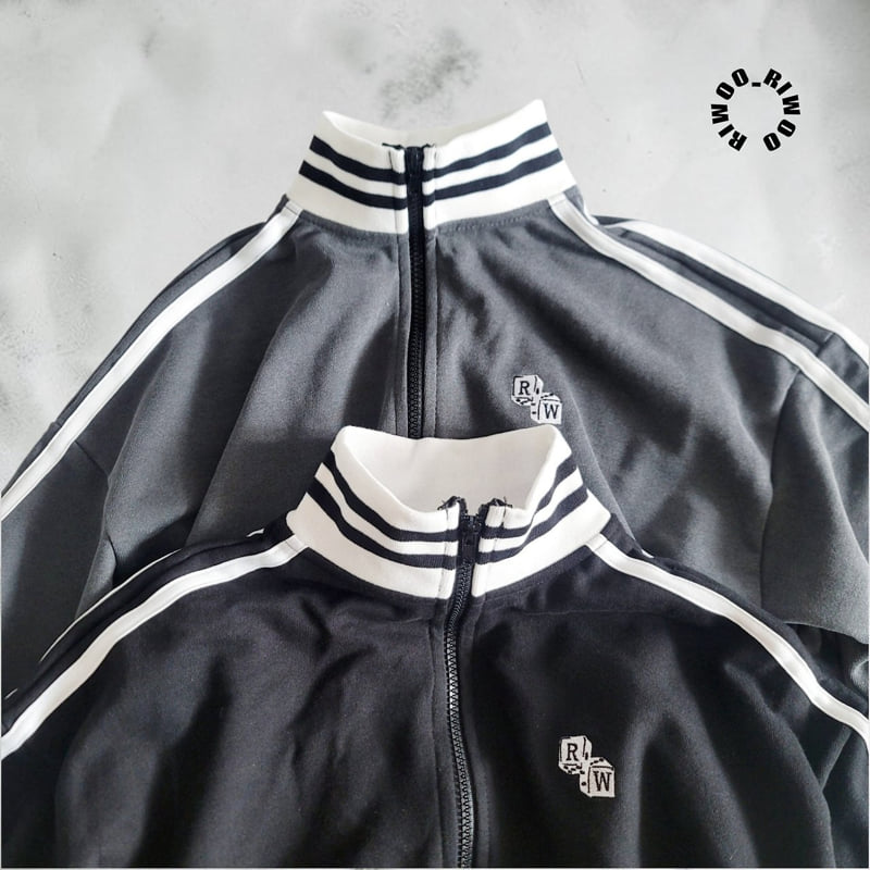 Riwoo Riwoo - Korean Children Fashion - #littlefashionista - Riwoo Pigment Track Jacket - 6
