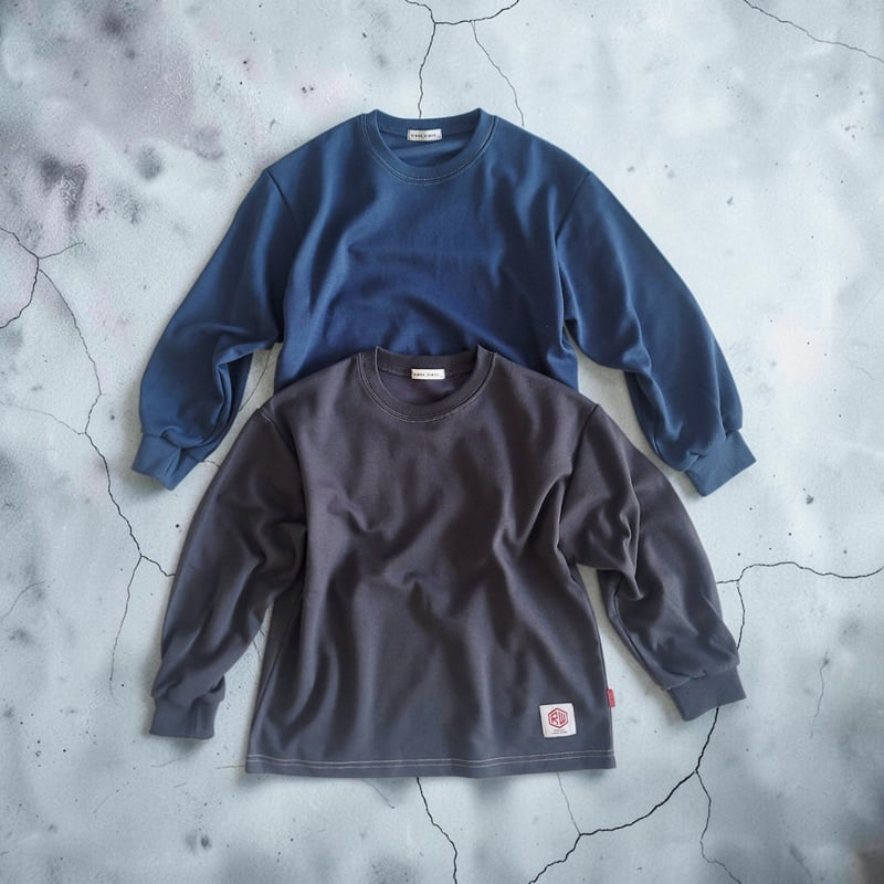 Riwoo Riwoo - Korean Children Fashion - #magicofchildhood - Riwoo Soft Rib Trim Tee - 2