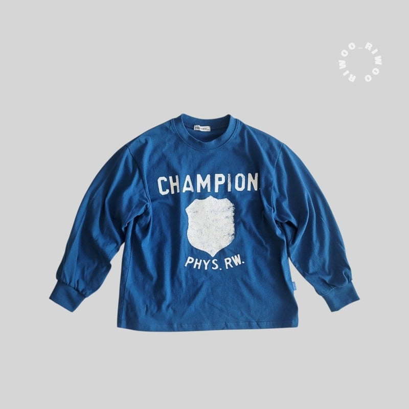 Riwoo Riwoo - Korean Children Fashion - #magicofchildhood - Champion Rib Trim Tee - 3