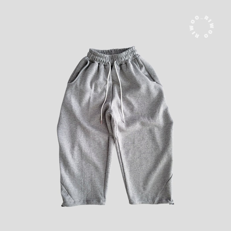 Riwoo Riwoo - Korean Children Fashion - #minifashionista - Back Pleated Curve String Pants - 11