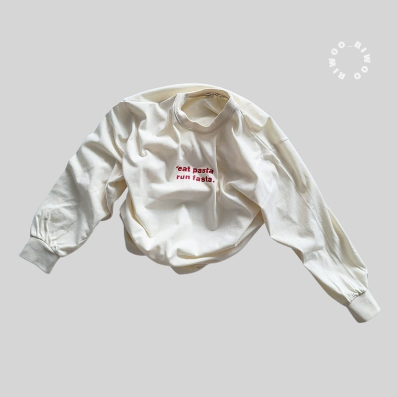 Riwoo Riwoo - Korean Children Fashion - #minifashionista - Pasta Rib Trim Tee - 11