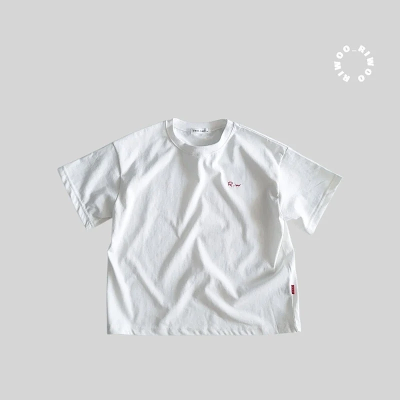 Riwoo Riwoo - Korean Children Fashion - #minifashionista - Riwoo Small Modern Short Sleeve Tee - 2