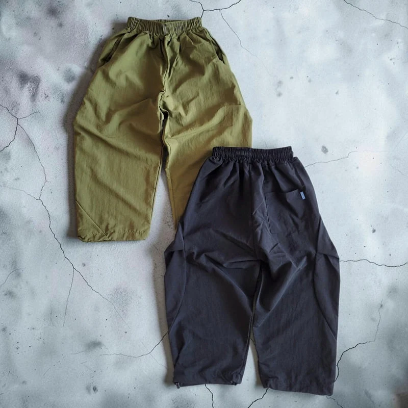 Riwoo Riwoo - Korean Children Fashion - #prettylittlegirls - Crispy Curve String Pants