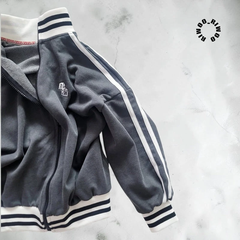 Riwoo Riwoo - Korean Children Fashion - #stylishchildhood - Riwoo Pigment Track Jacket - 12
