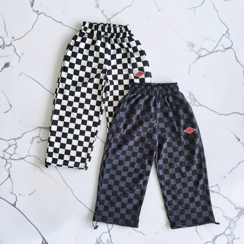 Riwoo Riwoo - Korean Children Fashion - #stylishchildhood - Riwoo Chess String Pants - 2