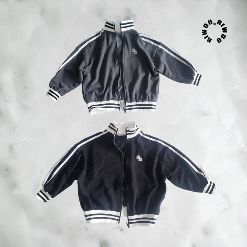 Riwoo Riwoo - Korean Children Fashion - #todddlerfashion - Riwoo Pigment Track Jacket - 10