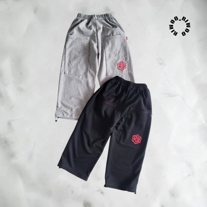 Riwoo Riwoo - Korean Children Fashion - #todddlerfashion - Riwoo Big Pocket String Pants - 8