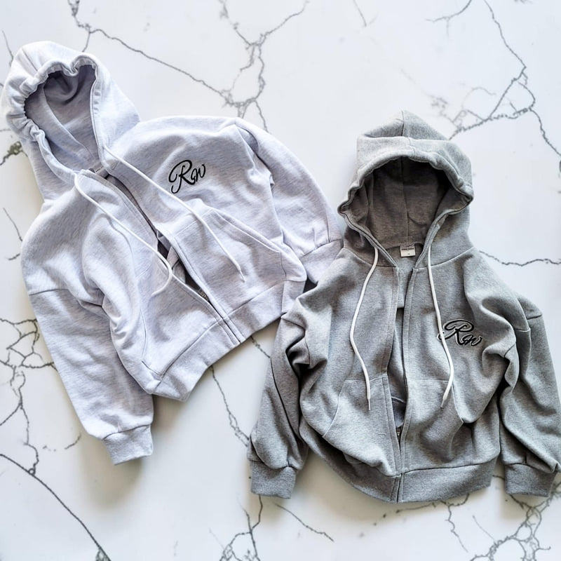PK Double Boxy Hoodie Zip-up by Riwoo Riwoo for Child - view 1