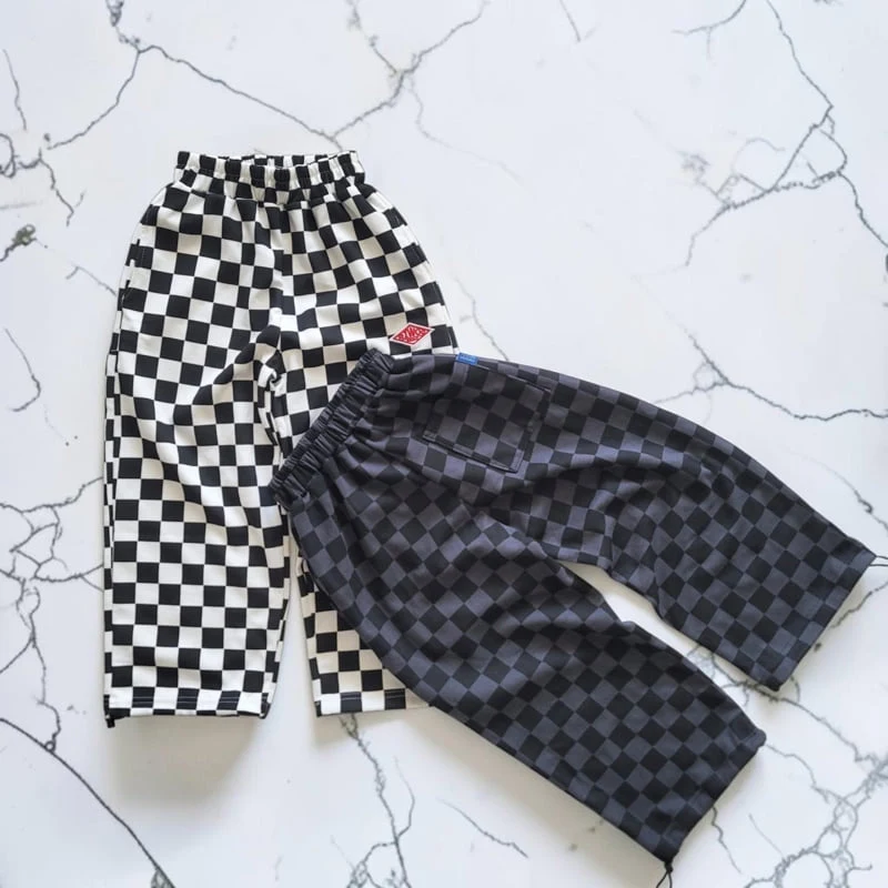 Riwoo Riwoo - Korean Children Fashion - #toddlerclothing - Riwoo Chess String Pants