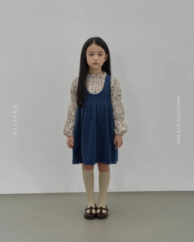 Rosette - Korean Children Fashion - #childofig - Dot Puff Blouse - 9