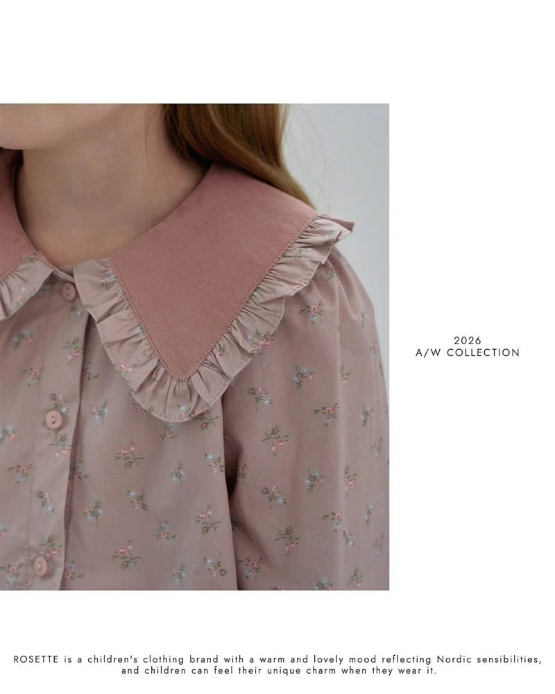 Rosette - Korean Children Fashion - #childofig - Floral Blouse - 10