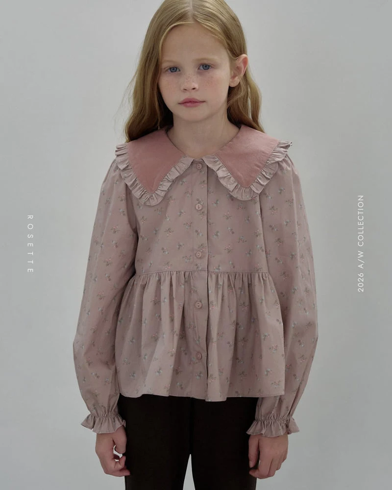 Rosette - Korean Children Fashion - #childofig - Floral Blouse - 11