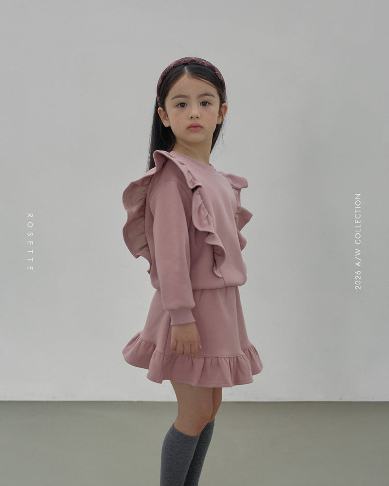 Rosette - Korean Children Fashion - #childofig - Ria Frill Sweatshirt - 3