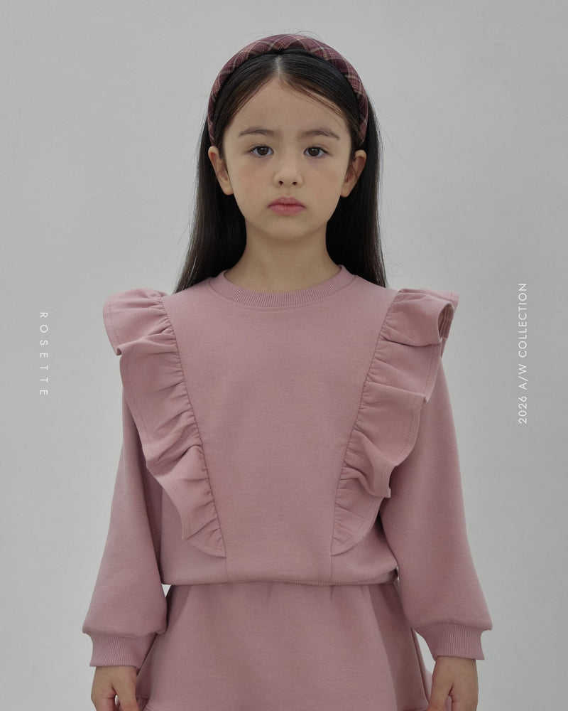 Rosette - Korean Children Fashion - #childofig - Ria Frill Sweatshirt - 4
