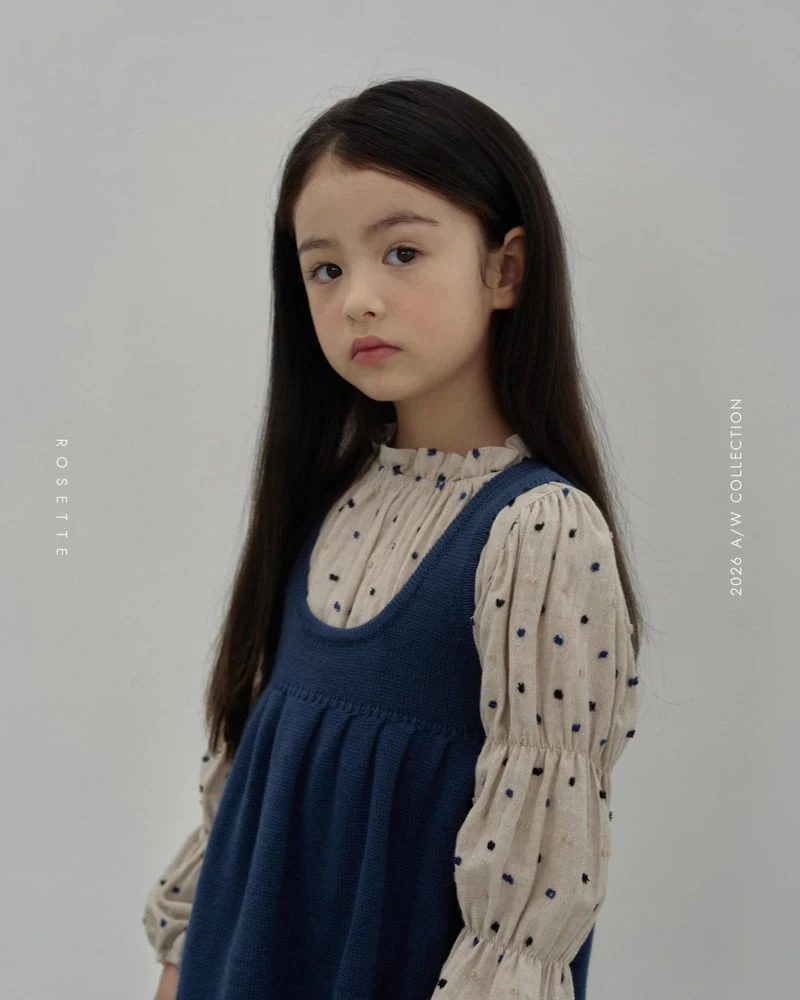 Rosette - Korean Children Fashion - #childrensboutique - Dot Puff Blouse - 10