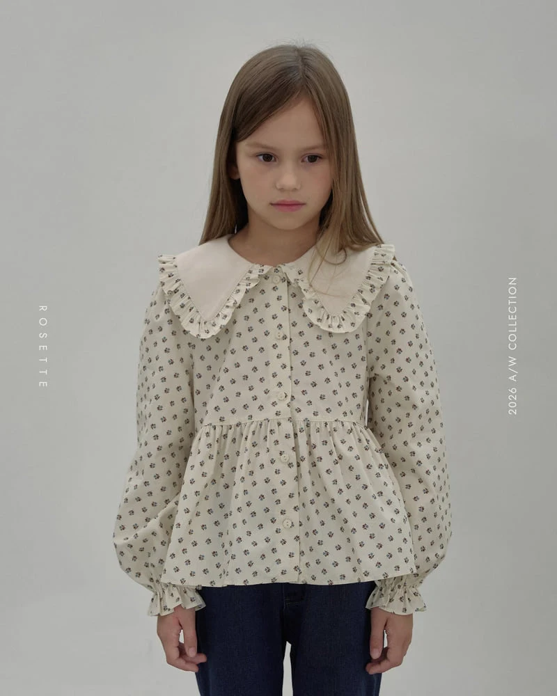 Rosette - Korean Children Fashion - #childrensboutique - Floral Blouse - 12