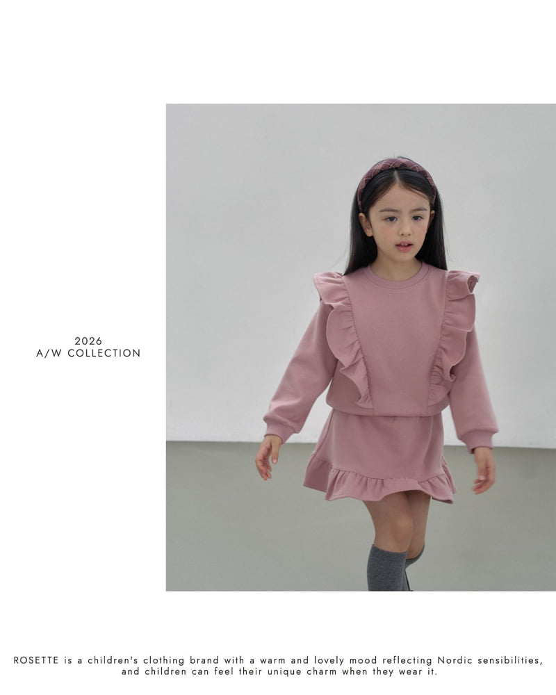 Rosette - Korean Children Fashion - #childrensboutique - Ria Frill Sweatshirt - 5