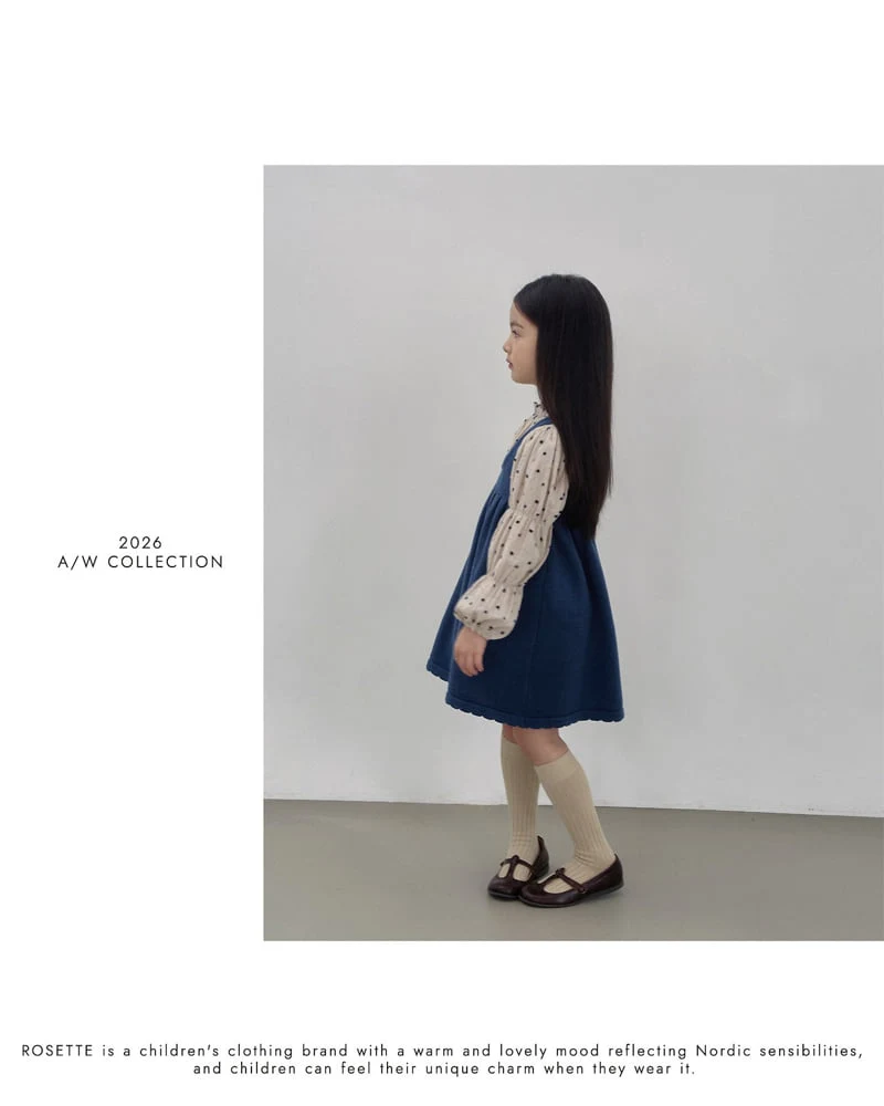 Rosette - Korean Children Fashion - #designkidswear - Dot Puff Blouse - 11