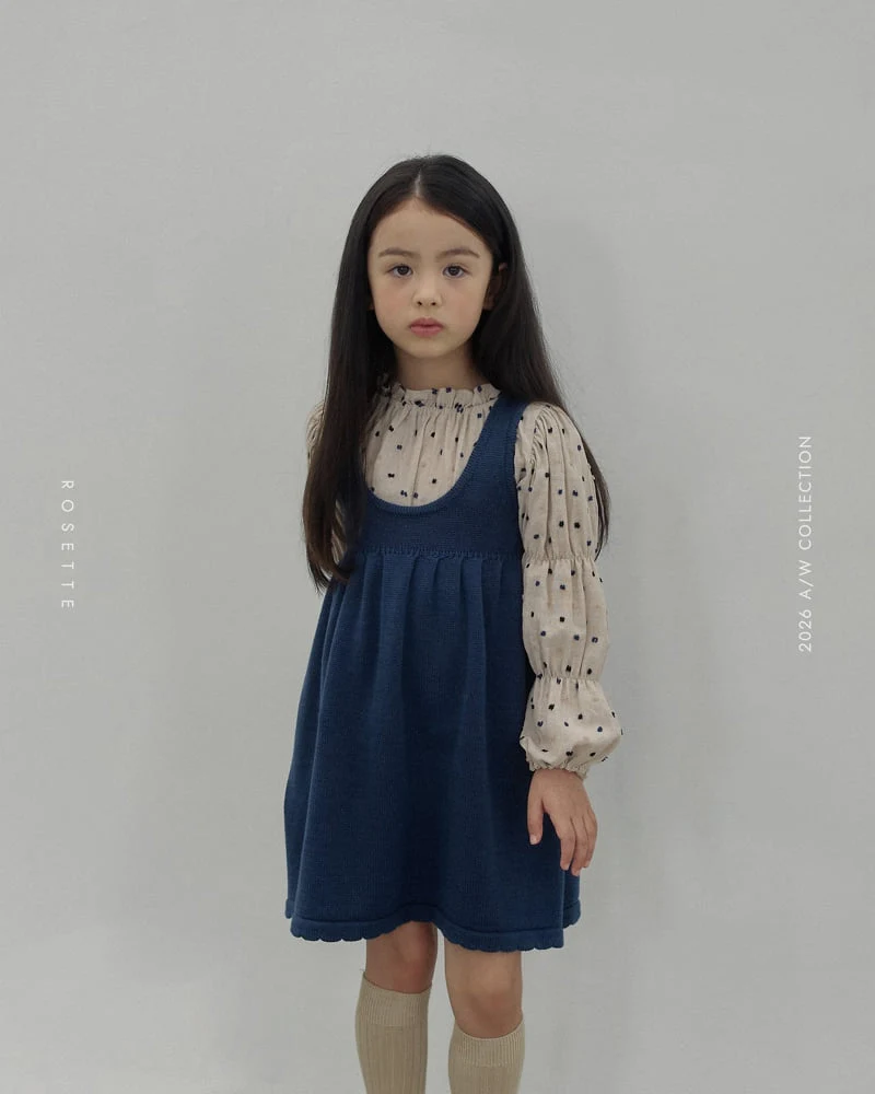 Rosette - Korean Children Fashion - #discoveringself - Dot Puff Blouse - 12